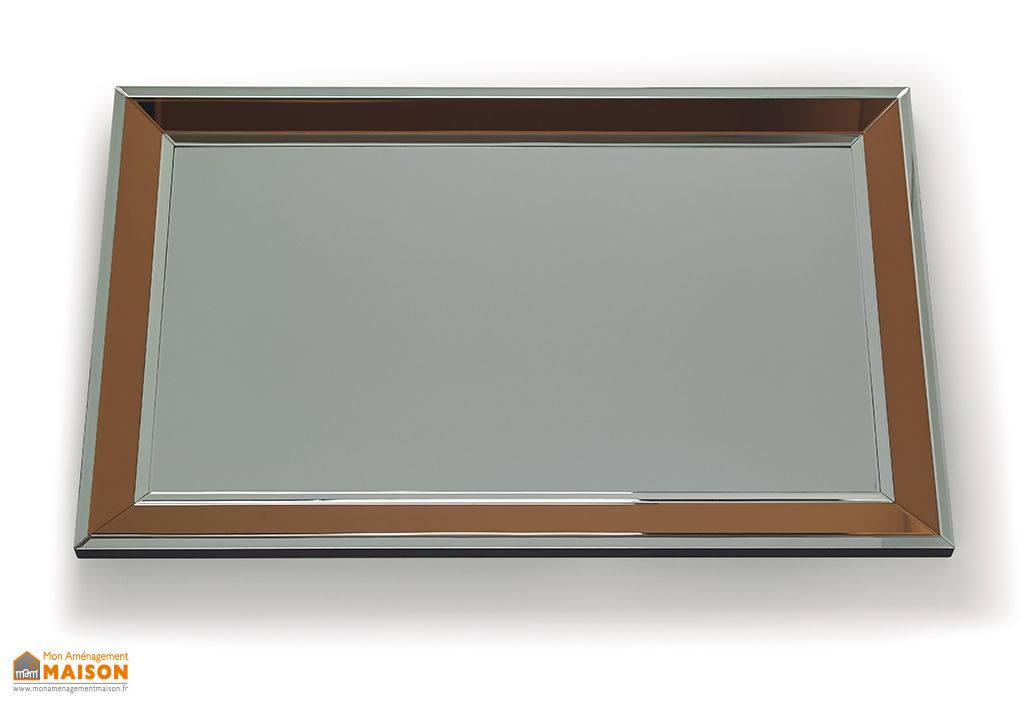 Get Wallpaper Grand Miroir Mural Rectangulaire Design En Verre 160 Cm Cuivre For Android Free