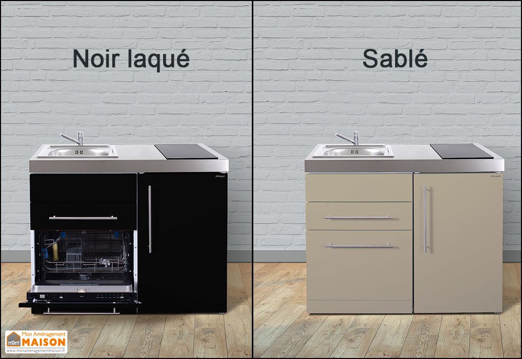 Mini-Cuisine avec Frigo, L-V et Induction MPGS110 (6 coloris) - Stengel Mini-Cuisine avec Frigo, L-V et Induction MPGS110 (6 coloris) - Stengel