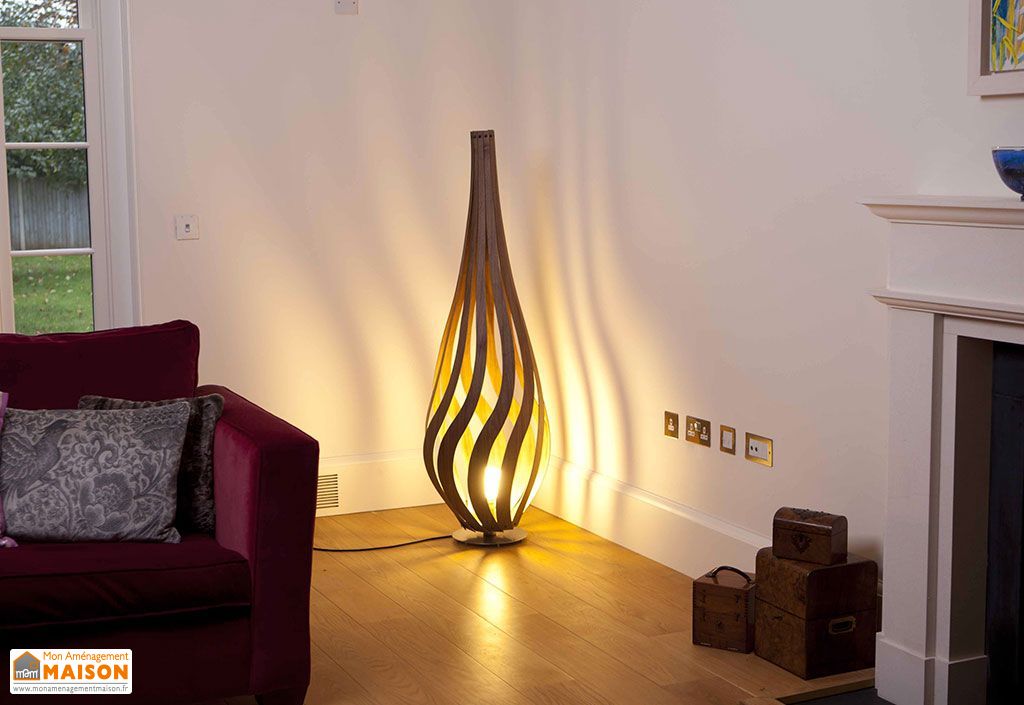 Lampadaire Design En Bois Tulipe Macmaster