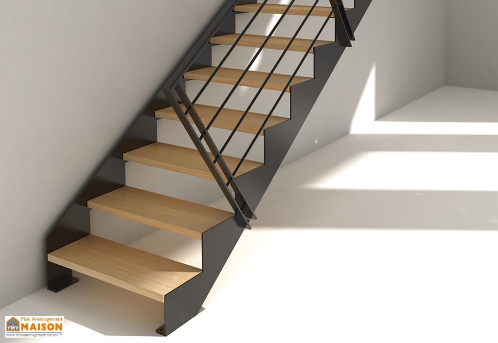 escalier quart tournant 280