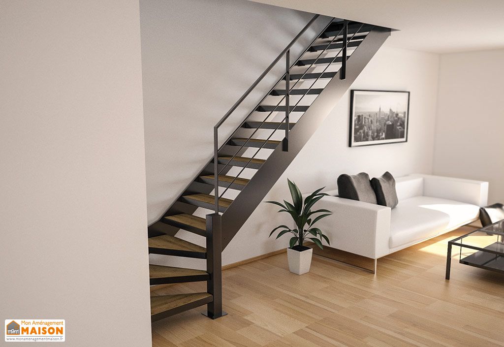 escalier interieur tournant