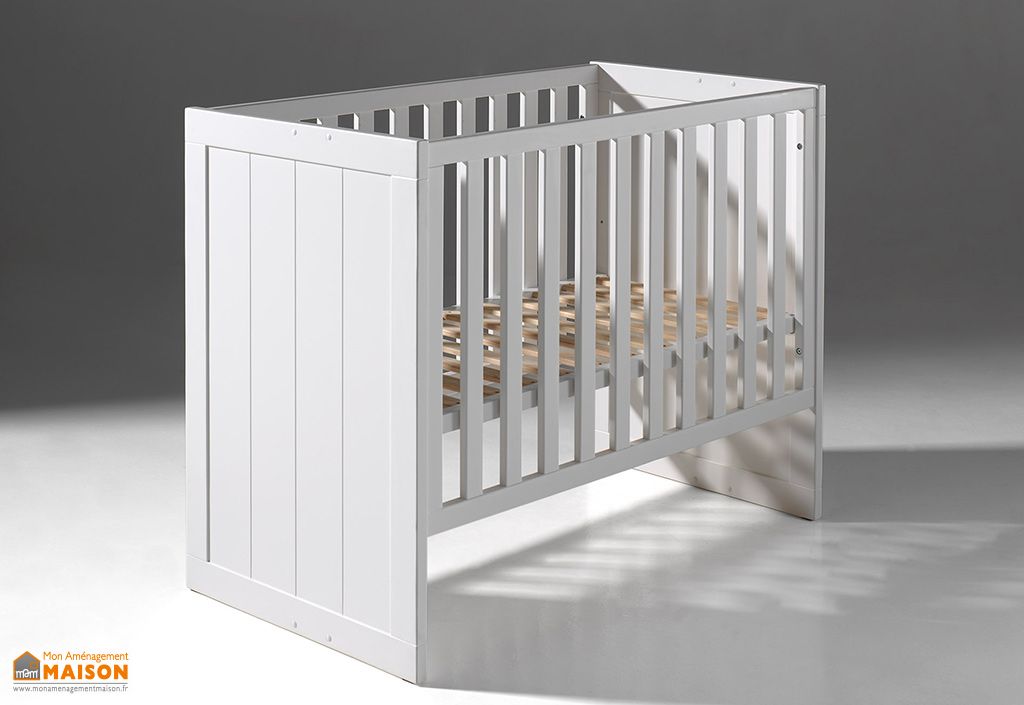 Chambre Bebe En Bois Lit Bebe Commode Et Armoire 3 Portes Erik Vipack
