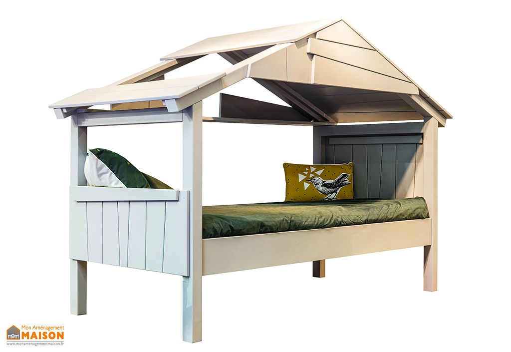 Lit Cabane En Bois Mathy By Bols Cabane Star 90 X 200 Cm Pls Coloris Mathy By Bols