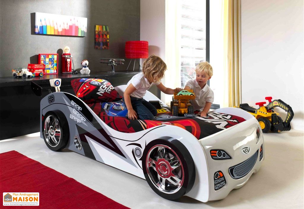 Lit pour garçon forme voiture Clearance