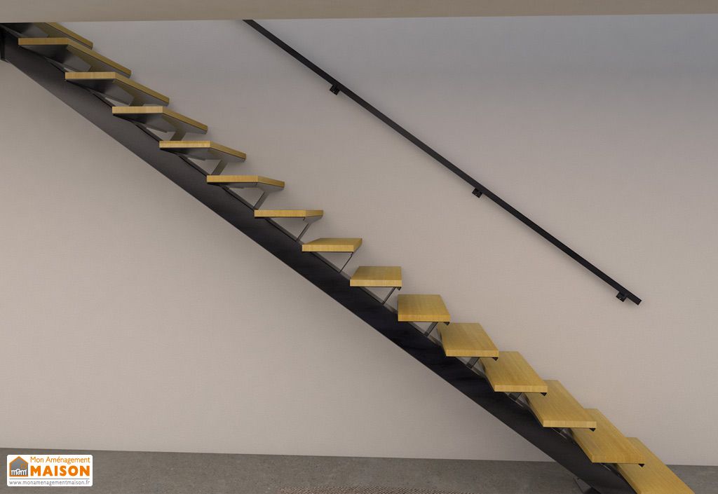 Main Courante Pour Limon En Acier Escalier Metal Escalier Metal