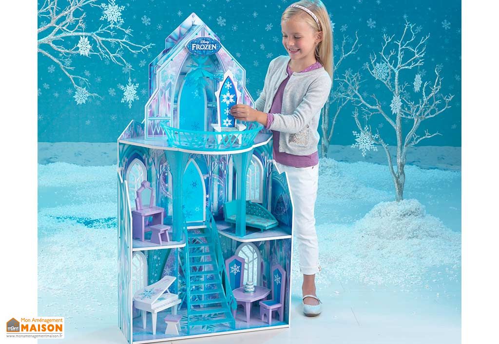 Maison de Poupées Disney Le Château de Glace de la Reine des Neiges