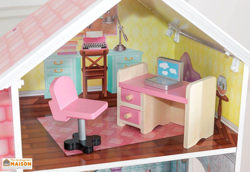 maison en bois pour barbie