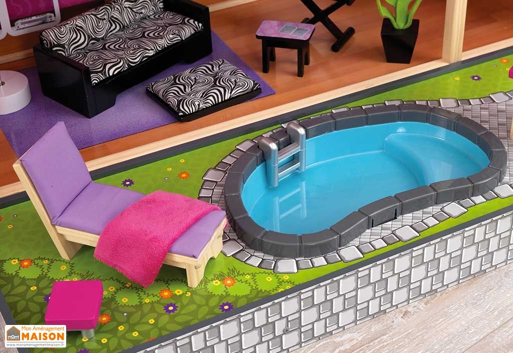 Maison de Poupées en Bois Uptown 120 cm - Kidkraft