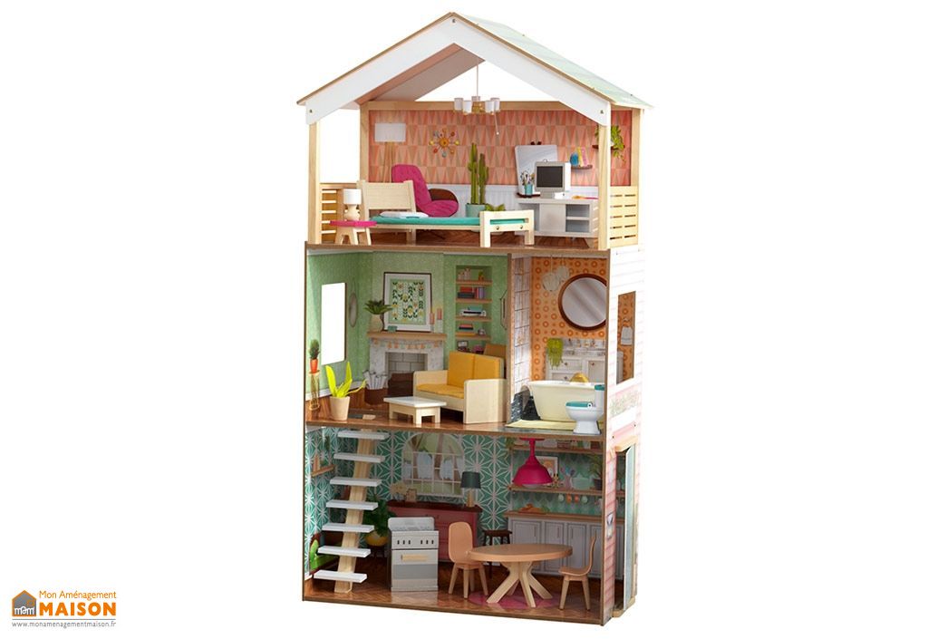 maison de barbie en bois