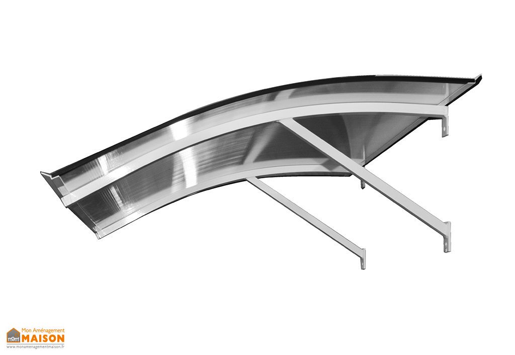 Marquise Polycarbonate Werka Pro 80x100cm - Protection Entrée Maison