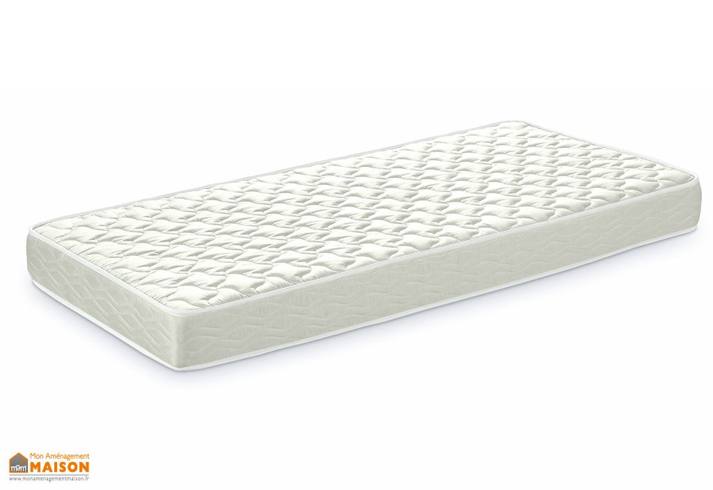 Matelas 90 X 200 Cm Ep 19 Cm Mousse Vipack Soft Deluxe Vipack