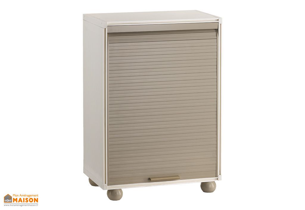 Armoire de Rangement Résine 1 porte Modulable 90 cm Garofalo
