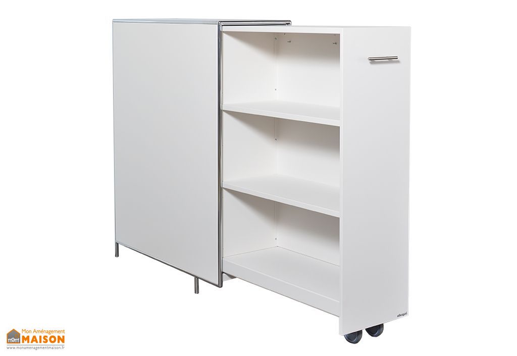 Meuble De Bureau A Tiroir Extensible 3 Etageres De Rangement Stengel