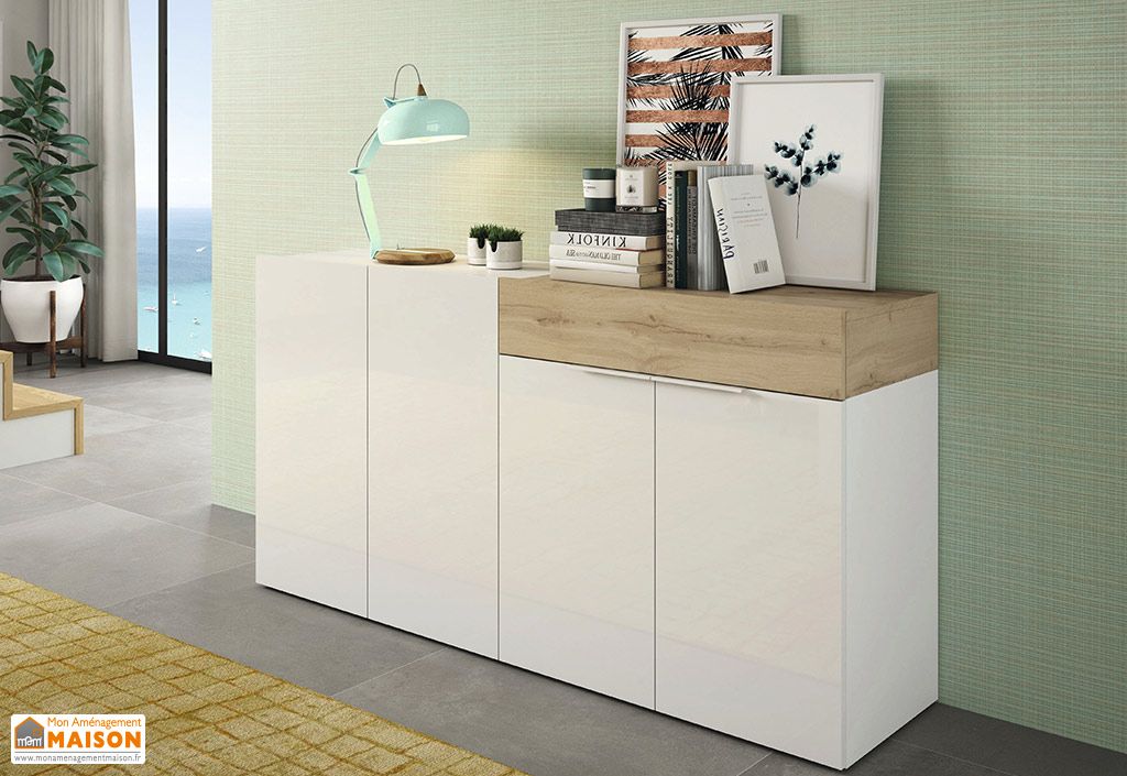 Meubles De Salon En Bois Aura 6 Pieces Ramis