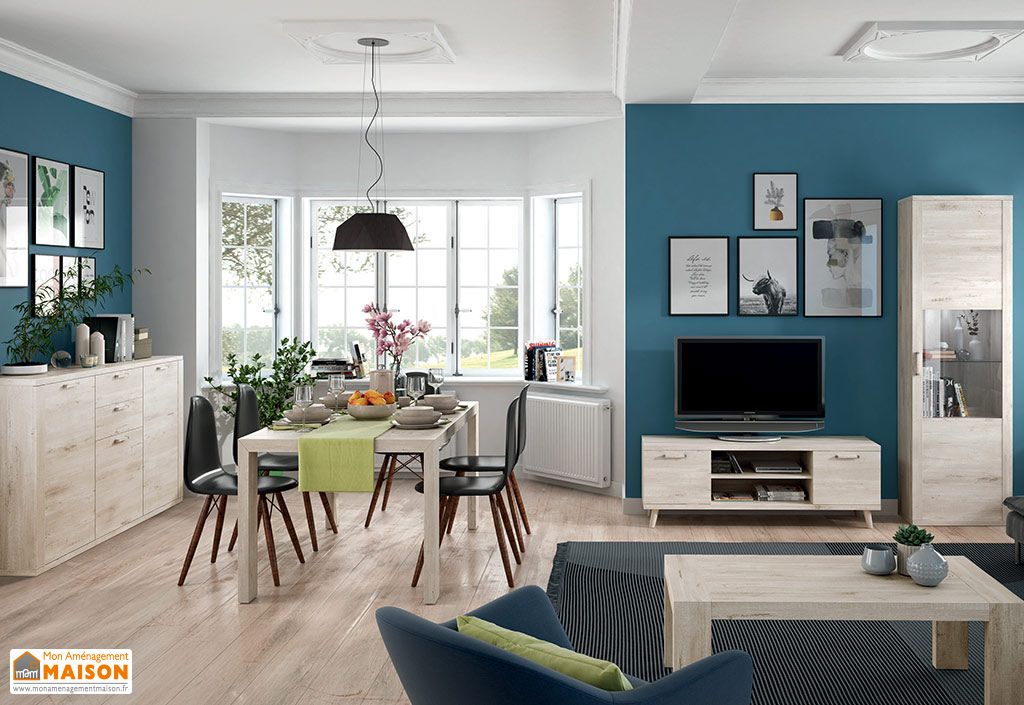 Meubles Salle A Manger Et Meuble Tv En Bois 5 Pieces Kronos Ramis