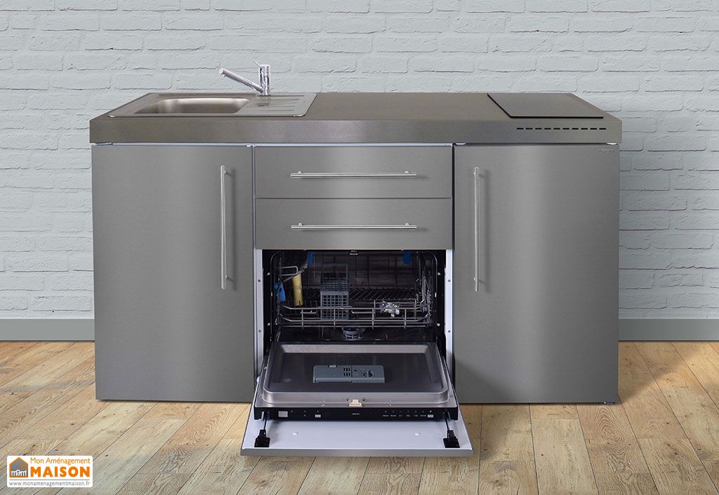 Mini Cuisine Avec Frigo Lave Vaisselle Et Induction Mpgses 160 Stengel