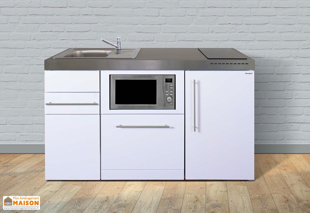 Kitchenette Frigo Lave Vaisselle Micro Ondes Vitro Mpgsm150