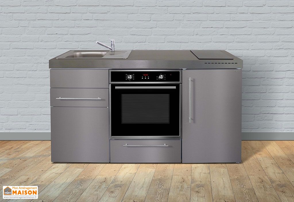 Mini Cuisine Inox Avec Frigo Four Et Induction Mpbes 160 Stengel
