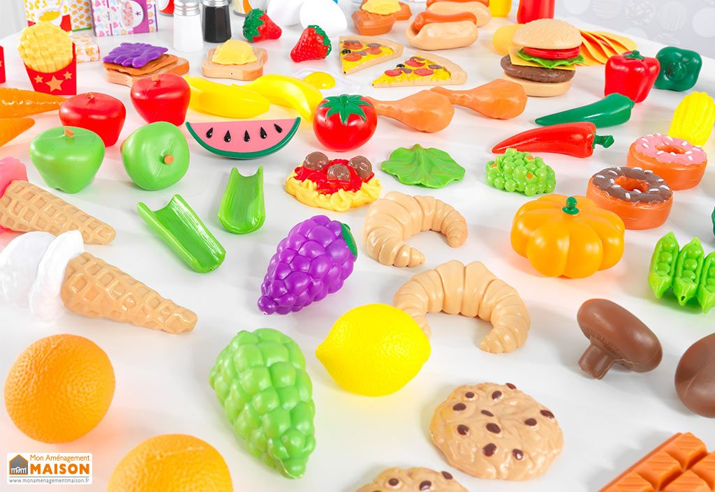 Nourriture en plastique pour dinette