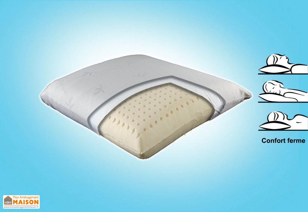 Oreiller latex naturel clearance
