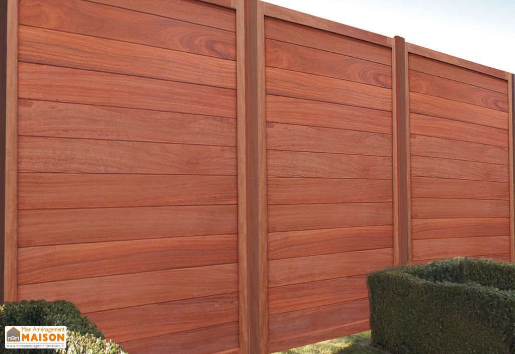 Panneau en Iroko Bradford - 100 x 180 cm - Gardival