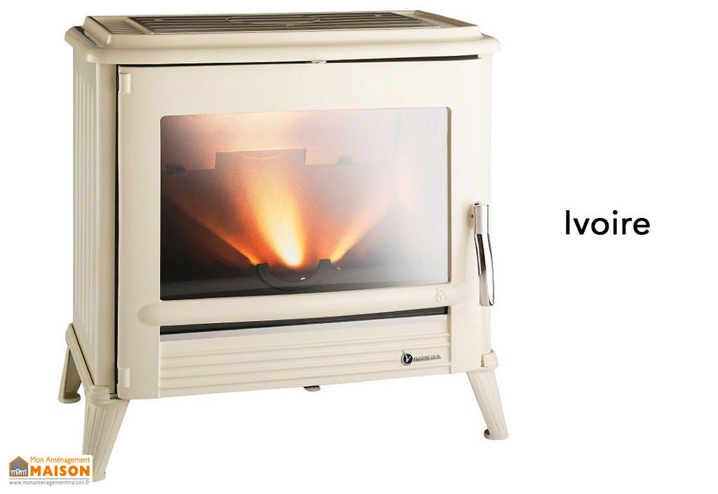 poele a bois en fonte double combustion modena 10 kw invicta