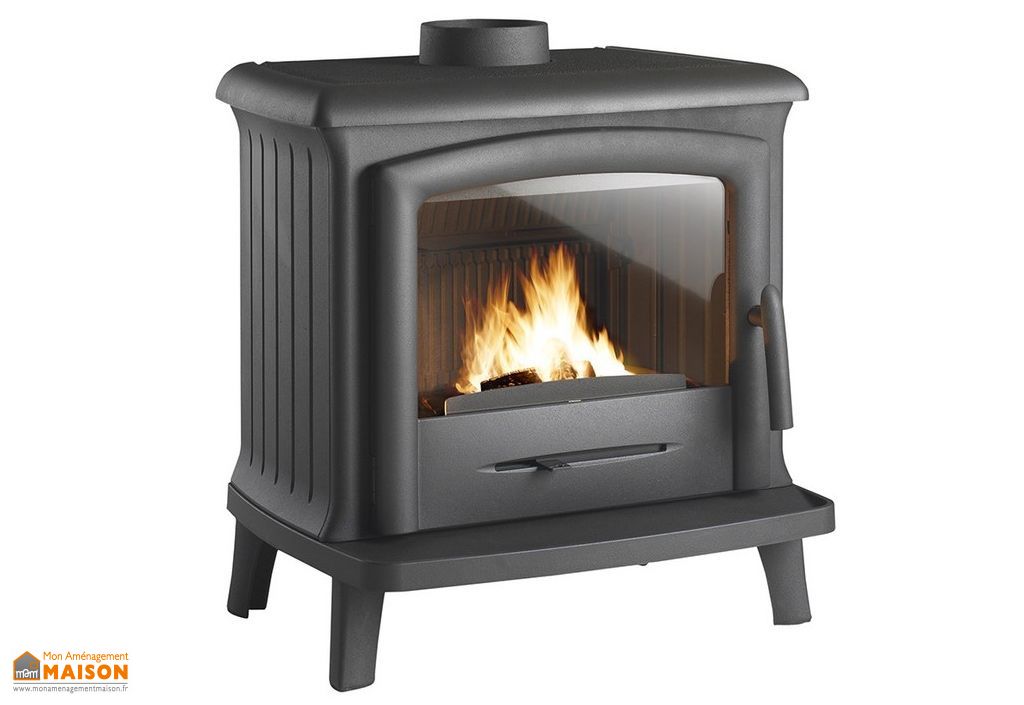 Poêle à Bois en Fonte Double Combustion Norik 6 kW - Invicta