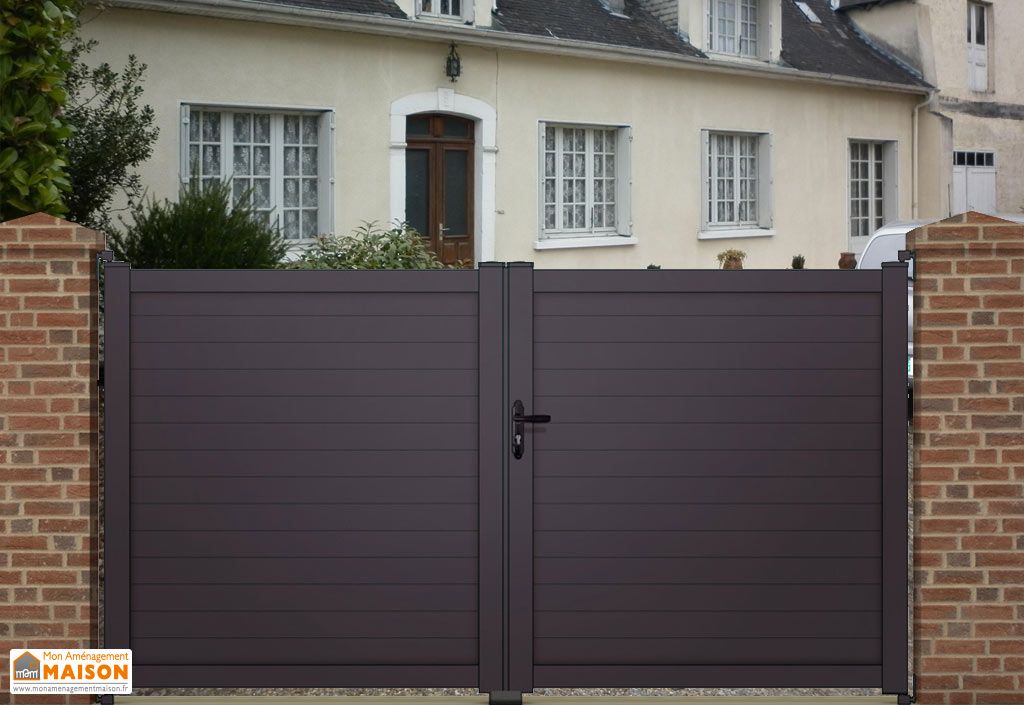 Portail Battant Alu 3m Pallas 3 Coloris Maine Clotures