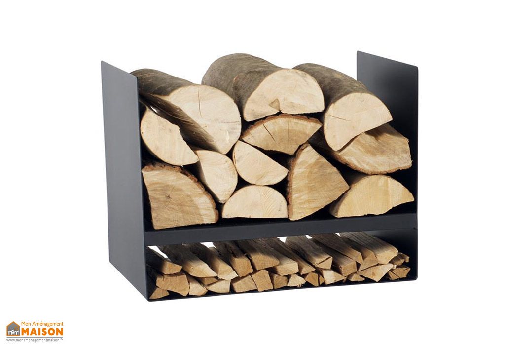 Porte buche acier noir clearance