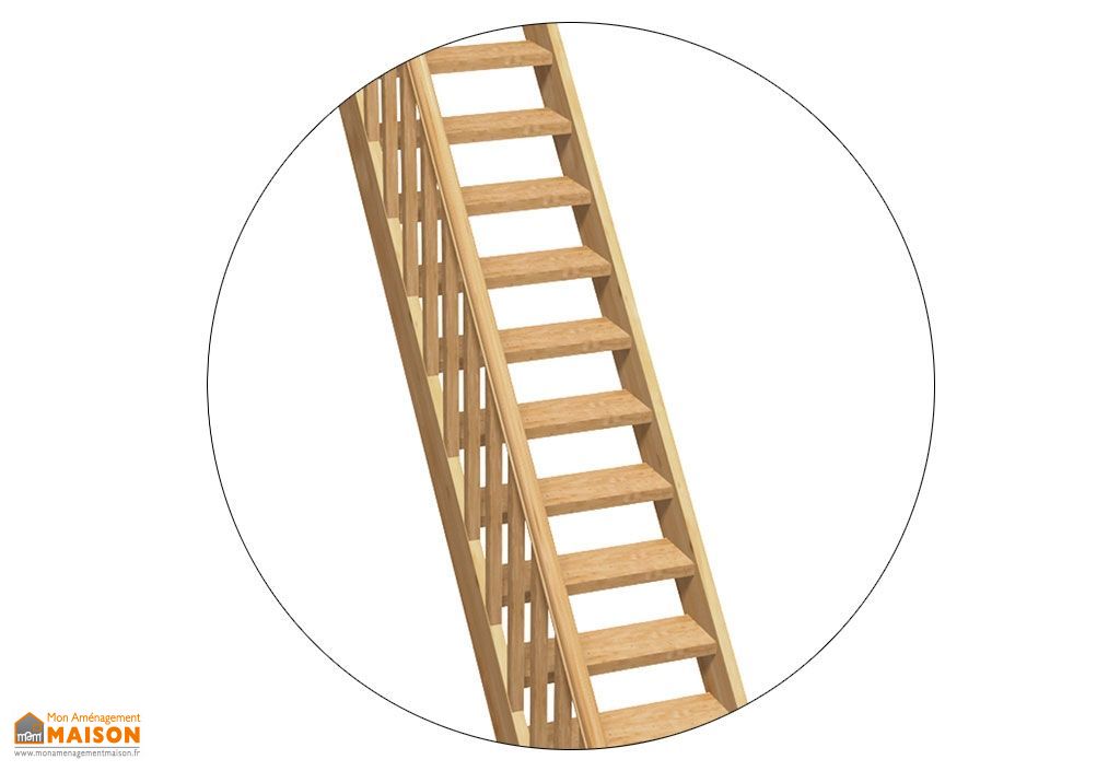 Rampe Echelle De Meunier Normandie 1 4 Tournant Burger L'escalier type échelle de meunier est un escalier droit. rampe echelle de meunier normandie 1 4 tournant