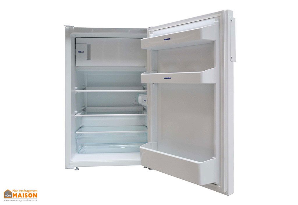 Armoire en Métal avec Frigo et Vitrocéramiques 120x66x200cm