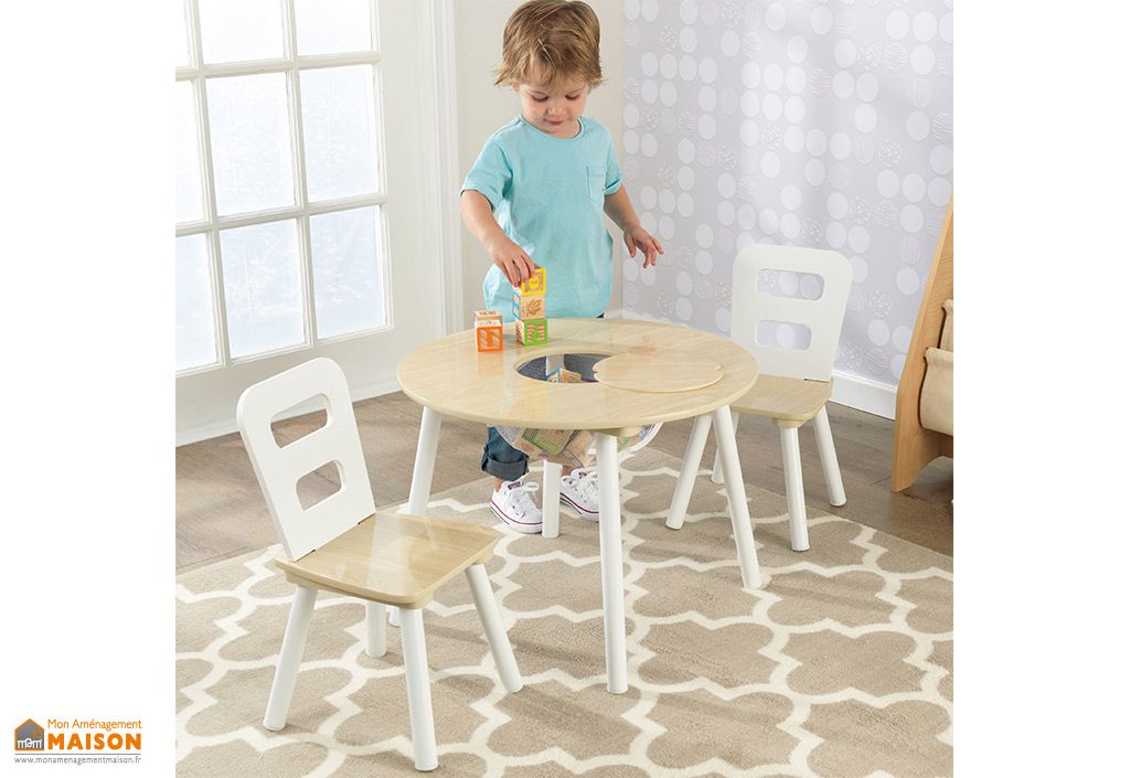 Ensemble De Mobilier Pour Enfant 3 A 6 Ans Table 2 Chaises Kidkraft