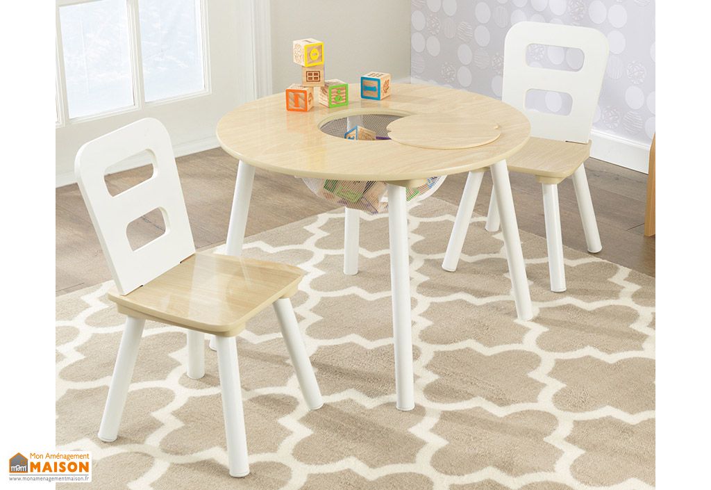 Ensemble De Mobilier Pour Enfant 3 A 6 Ans Table 2 Chaises Kidkraft