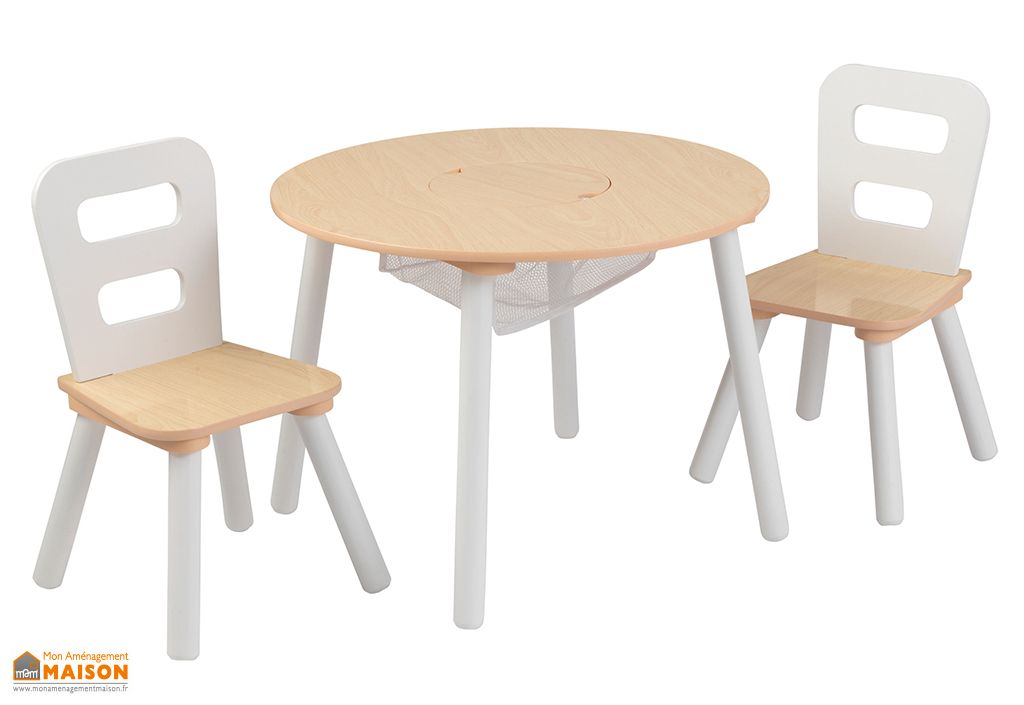 Ensemble De Mobilier Pour Enfant 3 A 6 Ans Table 2 Chaises Kidkraft