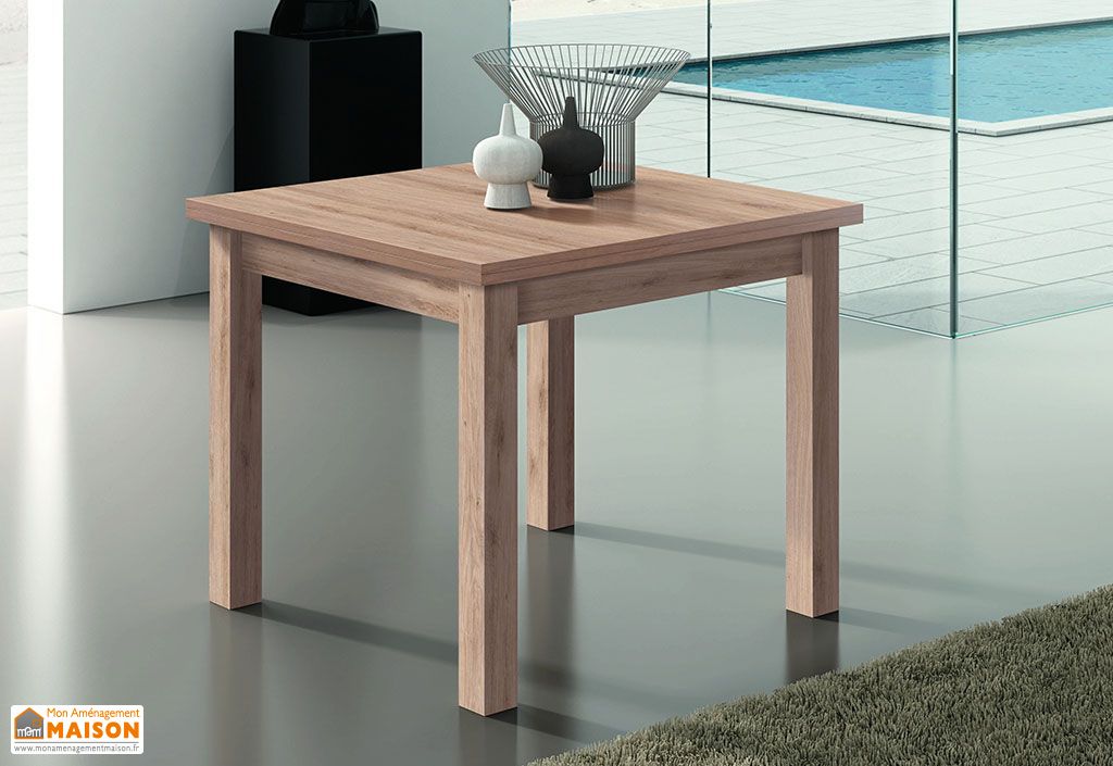 Table de Salle à Manger Extensible Paris 90/180x90cm (Pls coloris) - Ramis