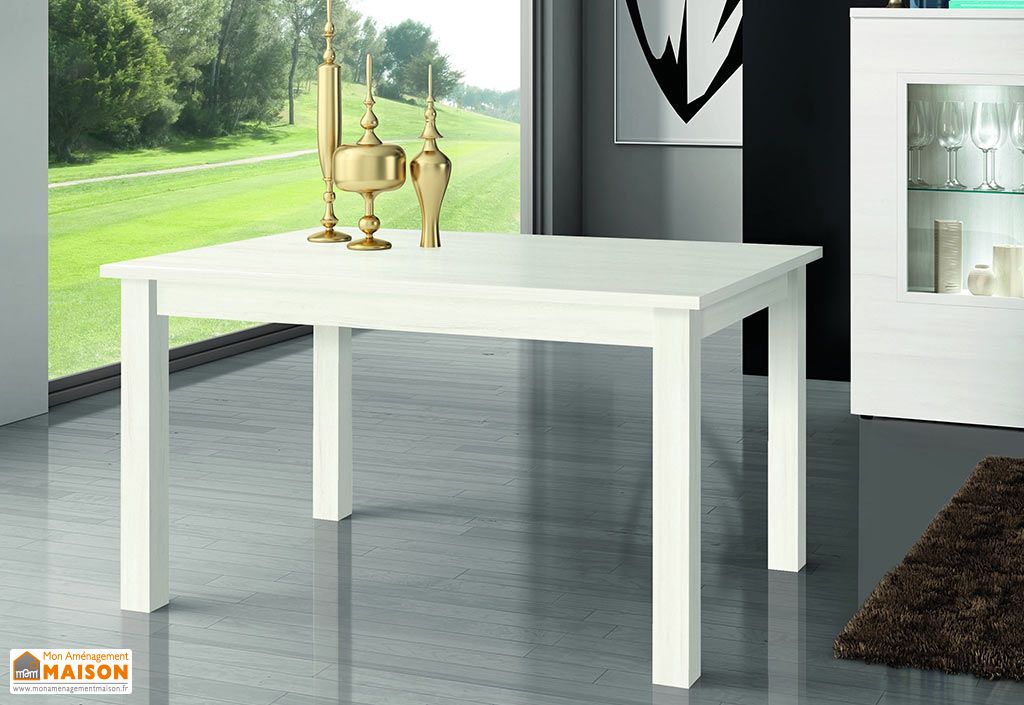 Table de Salle à Manger Extensible Venise 135/180x90cm ...