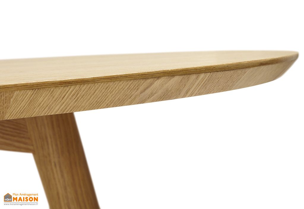 Table A Manger Ronde En Bois De Frene Janet O 120 Cm Kokoon Design