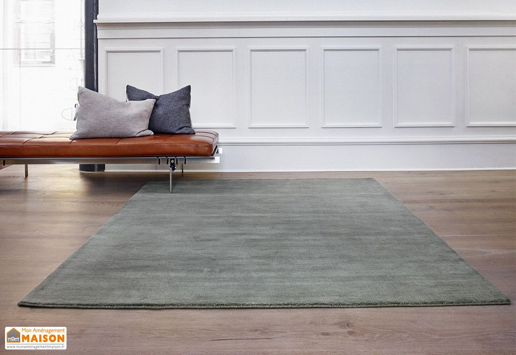 tapis en laine de nouvelle zelande earth gris 5 tailles massimo