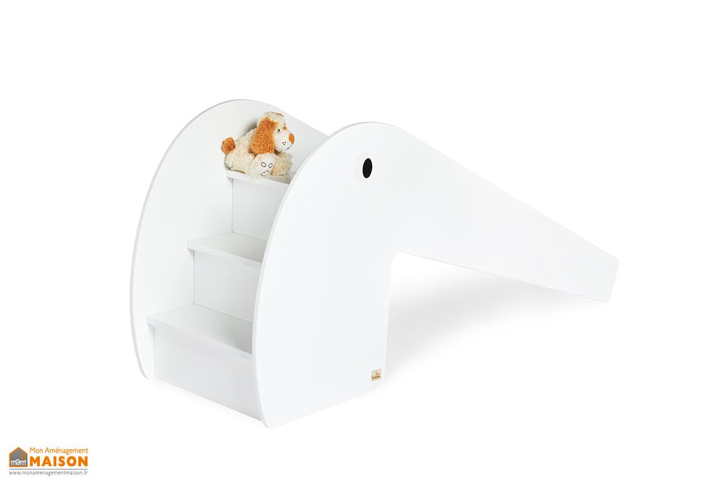 Toboggan Intérieur en Bois Blanc 155 cm Pinolino