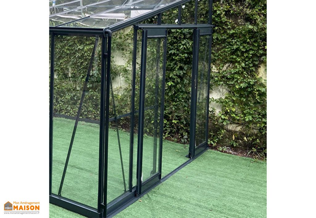 veranda en aluminium et verre trempe luxe 11 85 m green protect