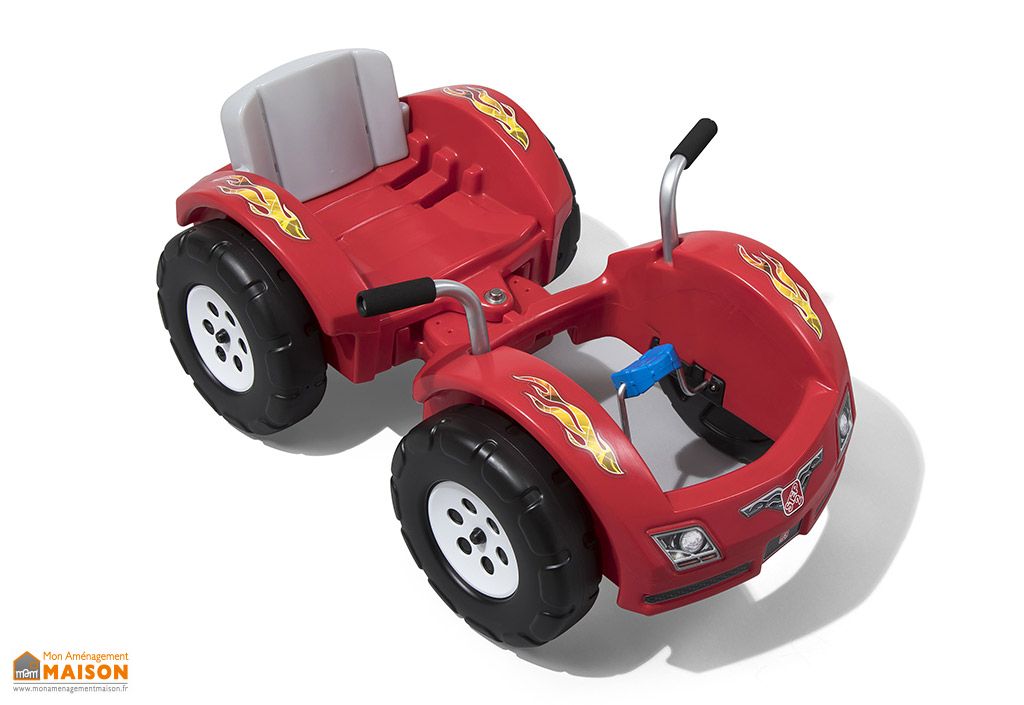 Voiture à Pédales Rouge pour Enfant Buggy en Plastique Zip N' Zoom - Step2