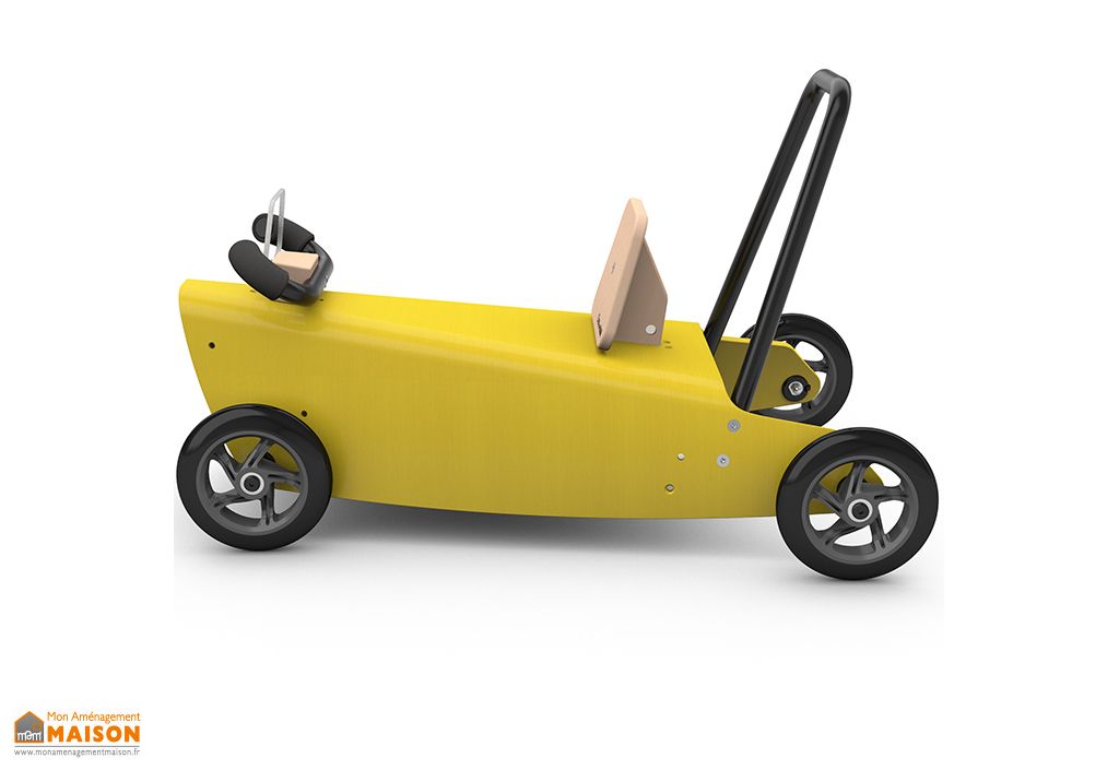 Porteur Voiture Evolutif 2 En 1 Eco Concu En Bois De Hetre Chou Du Volant