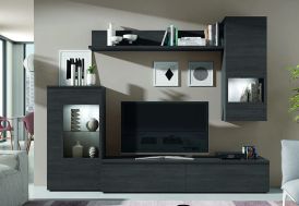 Ensemble Meuble TV Design Mural Berne 240x195cm