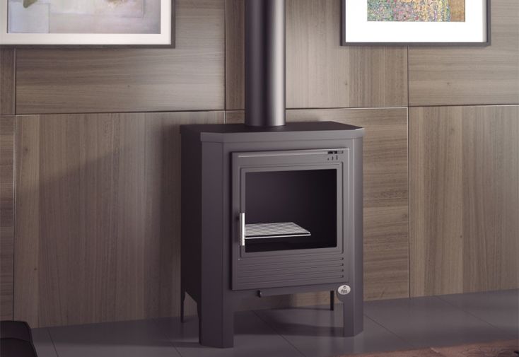 Poêle à bois double combustion en acier 11,3 / 15,1 kW – M-101