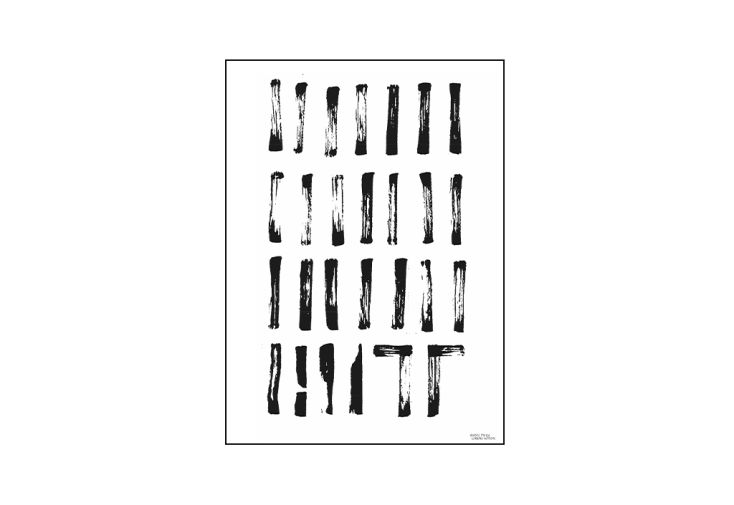 Poster mural design minimaliste et moderne – Block