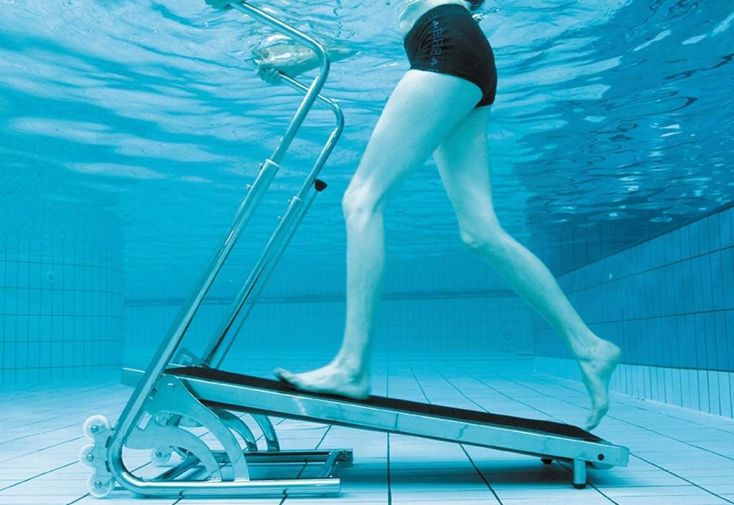 Tapis de course aquatique pliable - 67 x 135 x 128 cm