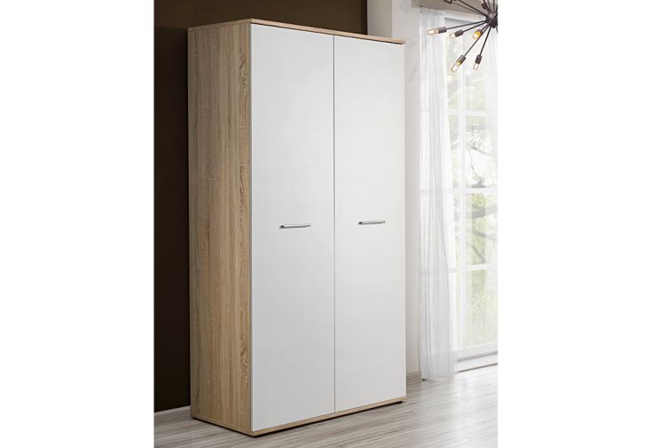 Armoire 2 Portes en Bois Dino 90 x 191 cm