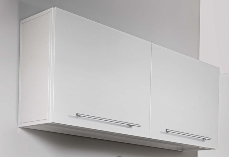 Armoire Suspendue Métal Blanc 120 cm