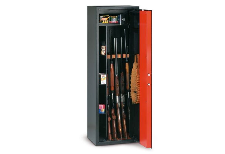 HS/400SC Armoire à fusils à clé pour 7 fusils -148 L - Technomax