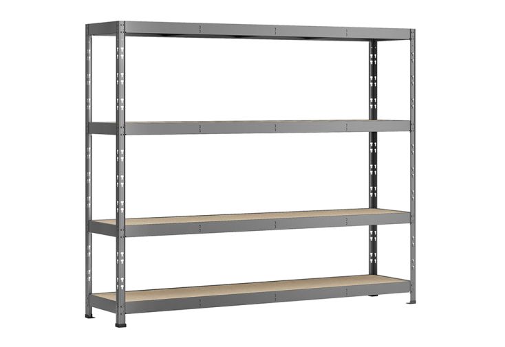 Étagère Rack en Acier avec 4 Plateaux 40 x 220 cm - Robbust